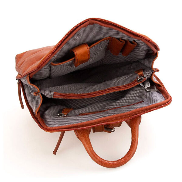 sac a dos en cuir marron montpellier