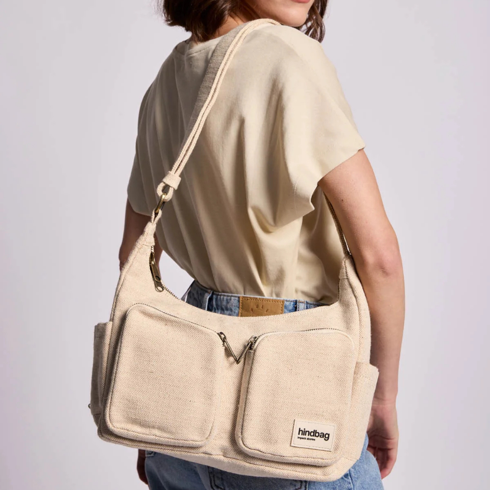 Sac multipocket Hindbag Emile Jute (2)