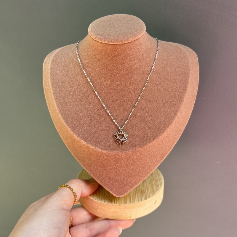collier-argente-coeur-soleil-acier-inoxydable-leonie-montpellier