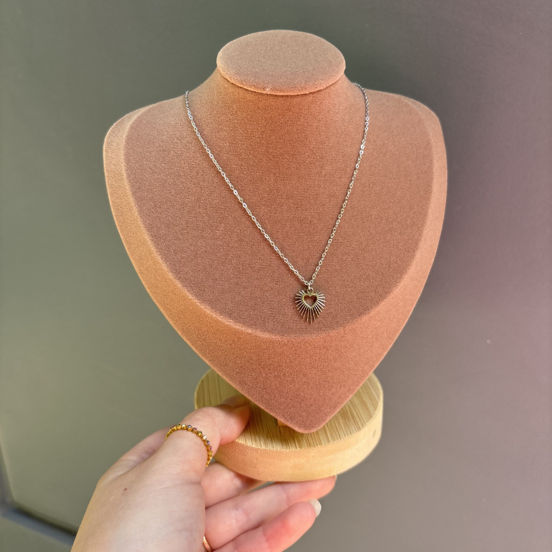 collier-argente-coeur-soleil-acier-inoxydable-leonie-montpellier
