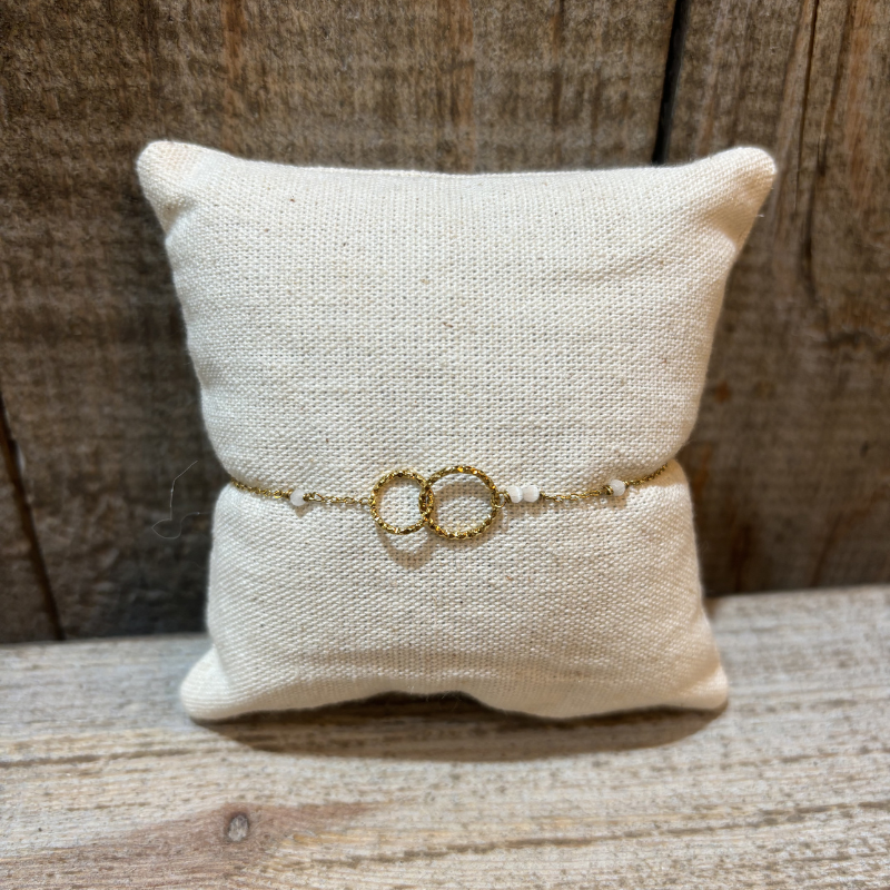 bracelet-dore-double-anneau-blanc-iris-montpellier
