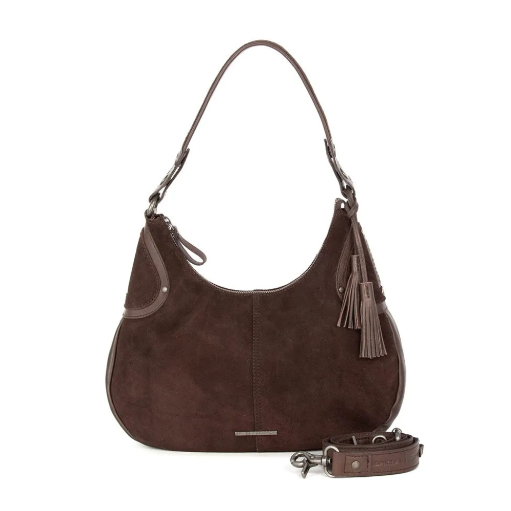 sac_bandouilière_anne-lou_spikes_and_sparrow_marron_foncé_face